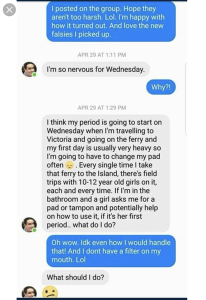To think no woman should be forced to wax male genitalia