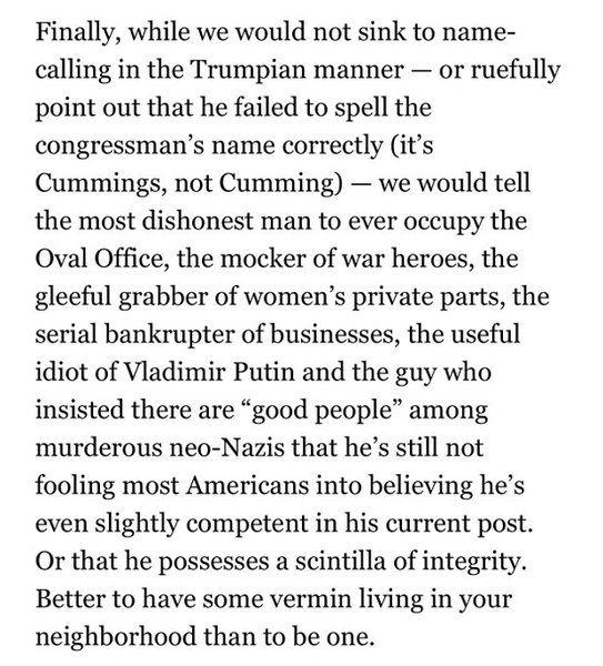 It's High Crimes and Misdemeanours Time!  Trump thread no. 95