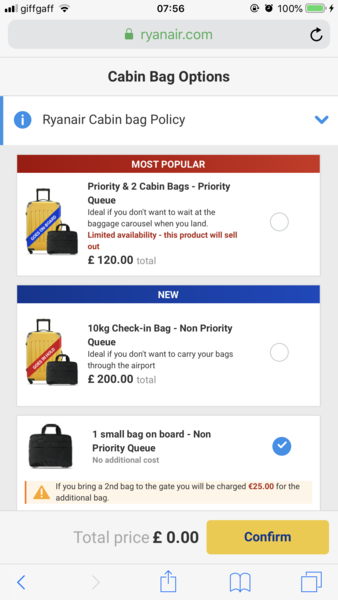 Fucking Ryan Air! FFS!