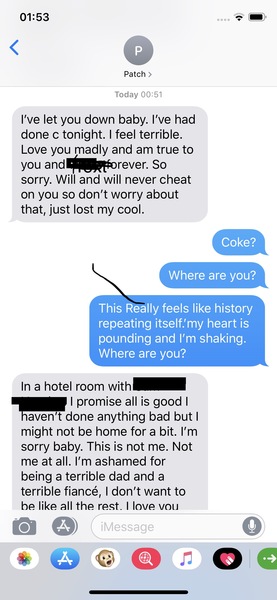 Would you forgive a partner for doing cocaine as a one off?