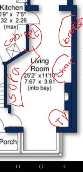 How would you furnish this living room? Floorplan attached