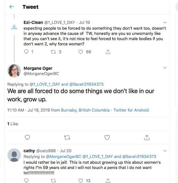 Morgane Oger is campaigning to shut down a rape crisis centre in