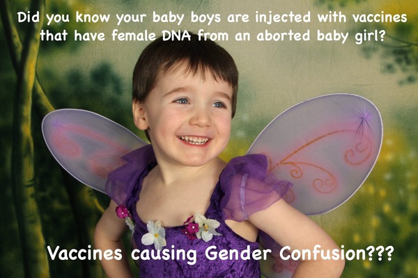 Dumbest Tweet ever: Could vaccines containing female DNA from aborted babies be creating gender confusion?