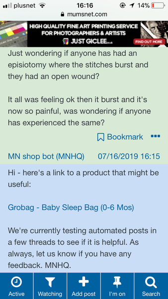 Automated bot post ? You cannot be serious