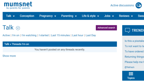 You haven’t posted on any threads recently