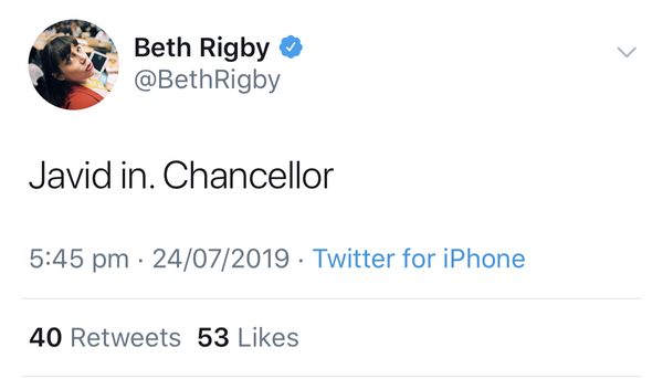 Westminstenders: Prime Minister Johnson