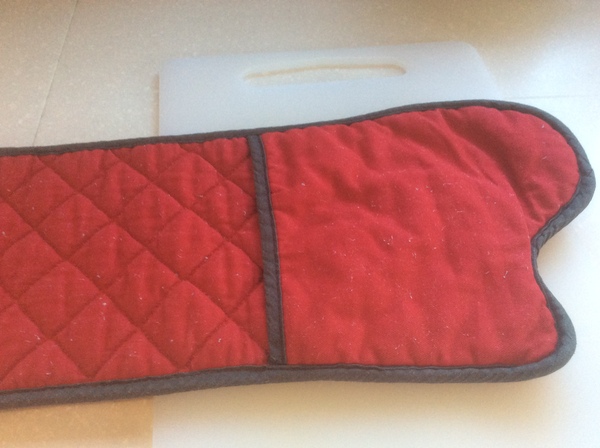 Ruined oven gloves