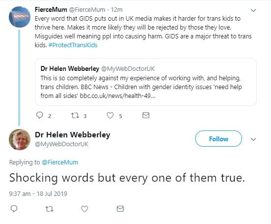 Daily mail article - Parents are encouraging children as young as three to change gender without consulting specialists, experts warn