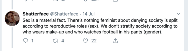 Sally Hines getting her a**e handed to her on twitter.