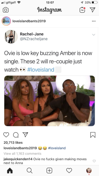 Love Island 16 -  Thomas Furious is winning us over!