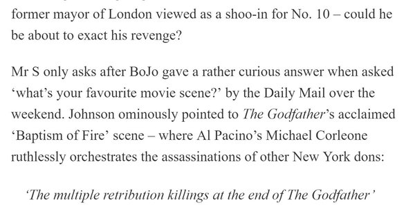 Westminstenders: Prime Minister Johnson