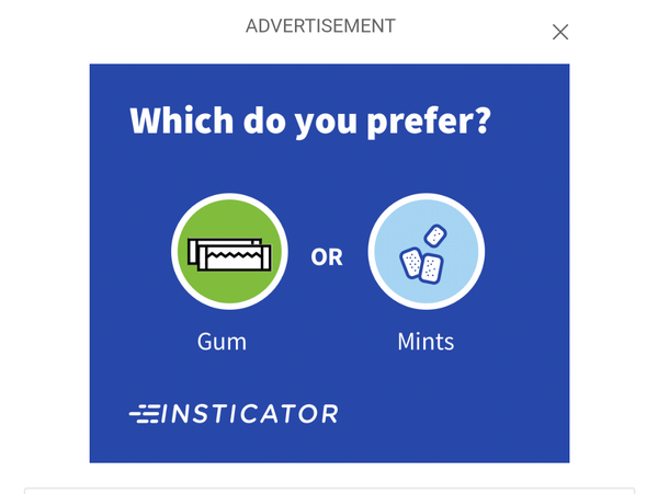 Gum or mints?