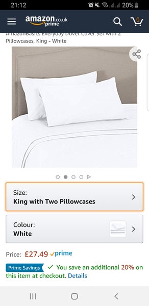 Where to buy a plain white duvet cover?!