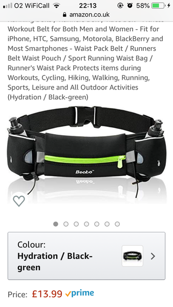 Running - carrying solutions for giant phone and water?