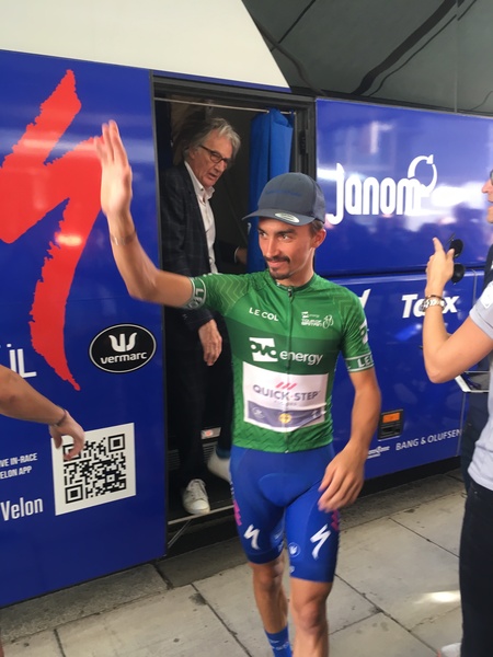 Le Tour 2019 MN Peloton rides out.