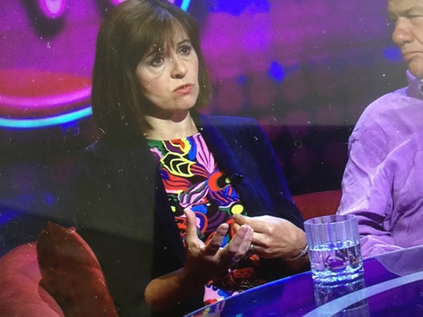 Caroline Flint’s dress on ‘This Week’
