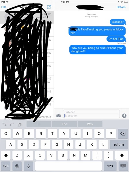 Can I tell you what a CUNT my ex is