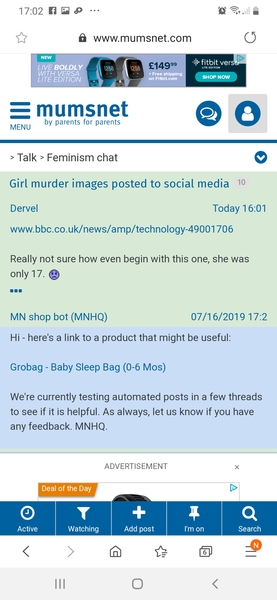 Automated bot post ? You cannot be serious