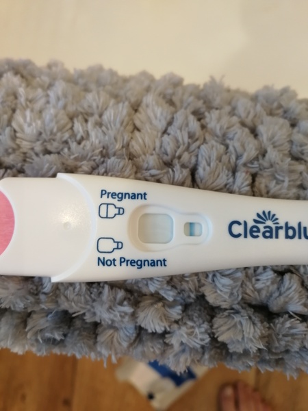 Faint positive Clear Blue