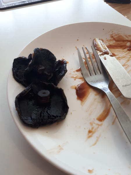 To think I should not have been served these mushrooms?