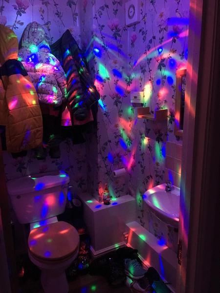 I've fucked up my bathroom. Help me fuck it up more?