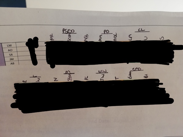 Can someone please explain the nursery assessment scores and chart?