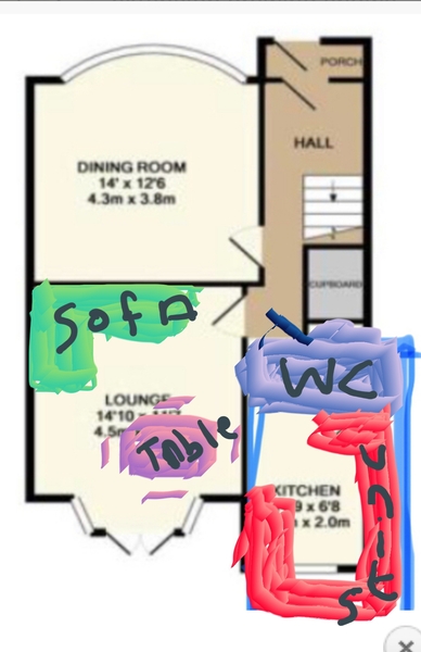 What to do with wasted space if extend kitchen