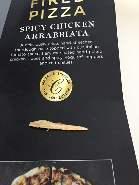 M&S Wood Fired Pizza Warning!