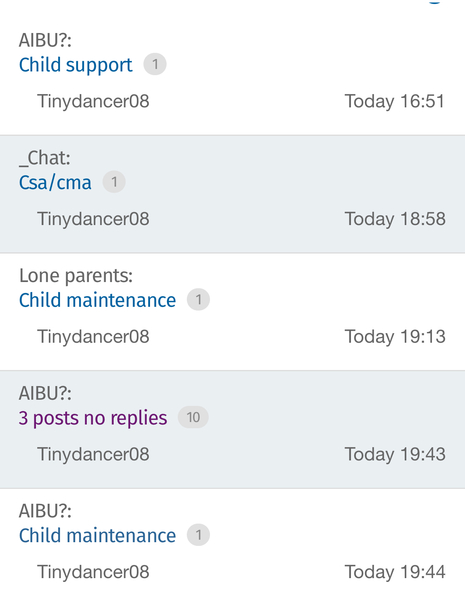 3 posts no replies