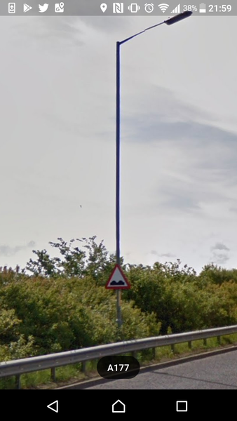 Mystery road sign