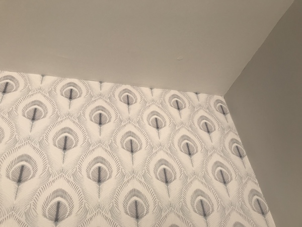 Would you be happy with this wallpapering job?