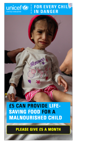 Offended by certain charity campaigns