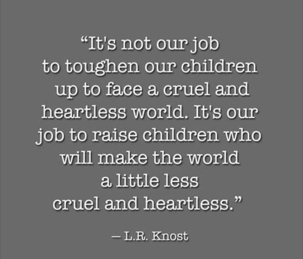 AIBU to think it's basic parenting to teach kids to be kind?