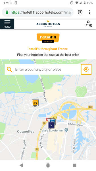 Where to stay in Calais for one night?