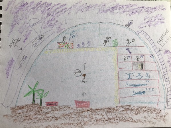 What should the first hotel on the moon look like? Share your children’s drawings