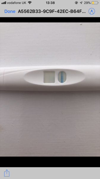 Is this a faint line or is it my eyes?