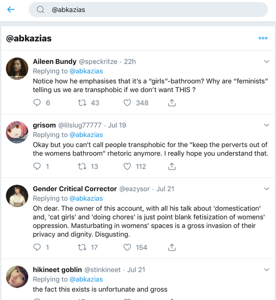 Twitter wanker (literally)