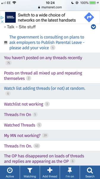 The OP has disappeared on loads of threads and replies are appearing as the OP
