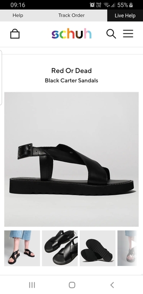 Comfortable leather sandals up to £80
