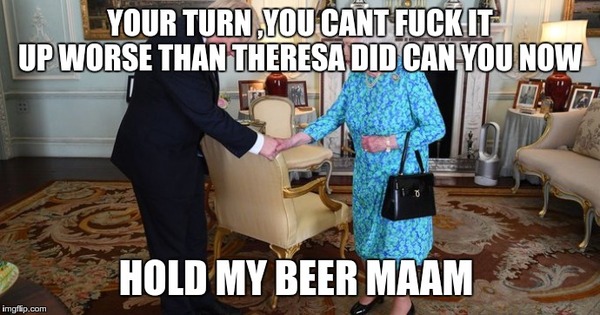 Westminstenders: Prime Minister Johnson