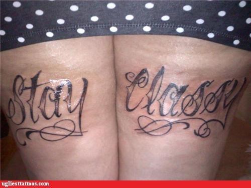 To ask what a classy tattoo is?