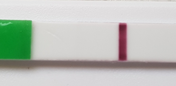 Faint line?