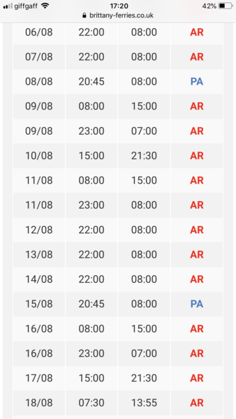 Brittany Ferries, when to book and average price