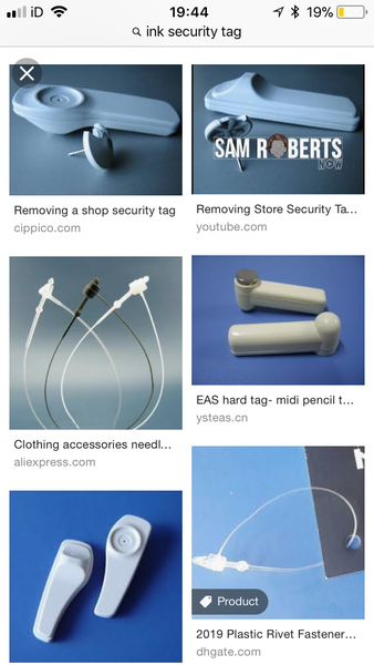 How to remove a security tag