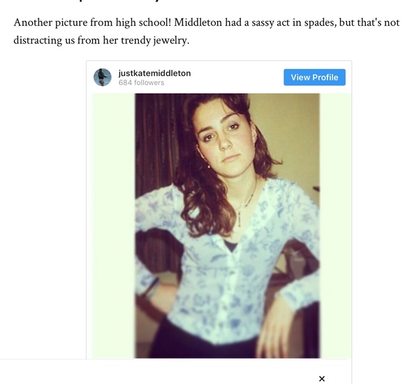 To be curious as to what Kate Cambridge eats and how she exercises?