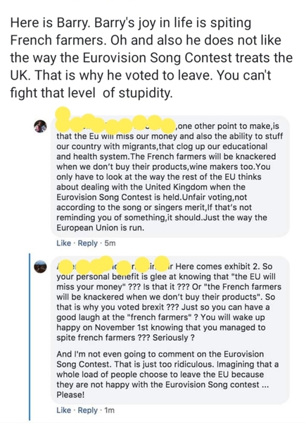 All threads in brexit seem to anti brexit? Mn is usually balanced... Were are pro b threads?