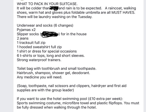 You and 2 kids going away for 2 weeks (to UK), how much stuff do you take with you really?