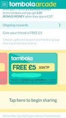 Tombola free £5 codes