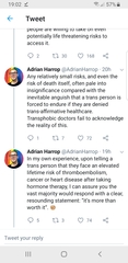 Dr H Again: Prescribing Estradiol Is No Pain (5th thread, it's said)