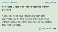 AIBU to want to live as far away as possible from other people’s badly brought up children?